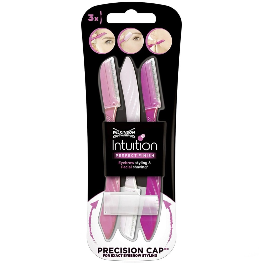 Wilkinson Sword Intuition Perfect Finish Eyebrow Shaper x3